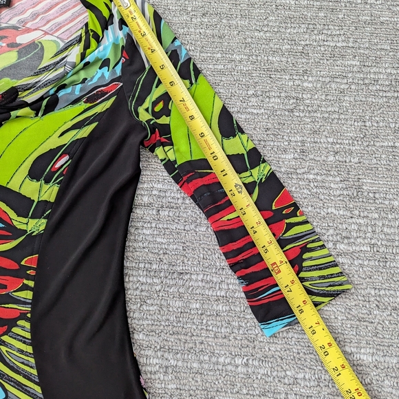 Frank Lyman Design Multicolor Abstract Tunic - Picture 6 of 8
